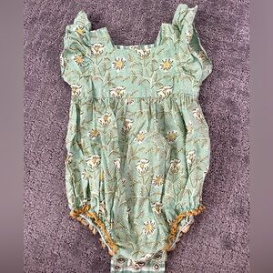 Pink Chicken Bubble Romper- Great Condition! 6-12 Months